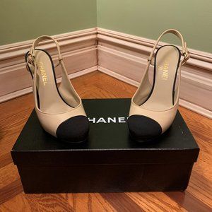 Chanel Slingback Shoes - Size 39